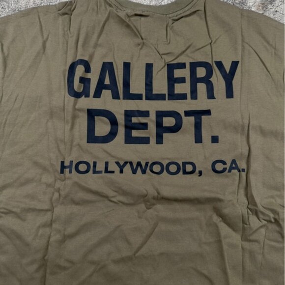 Gallery Dept. | Hollywood CA Logo Green Shirt - Picture 2 of 3